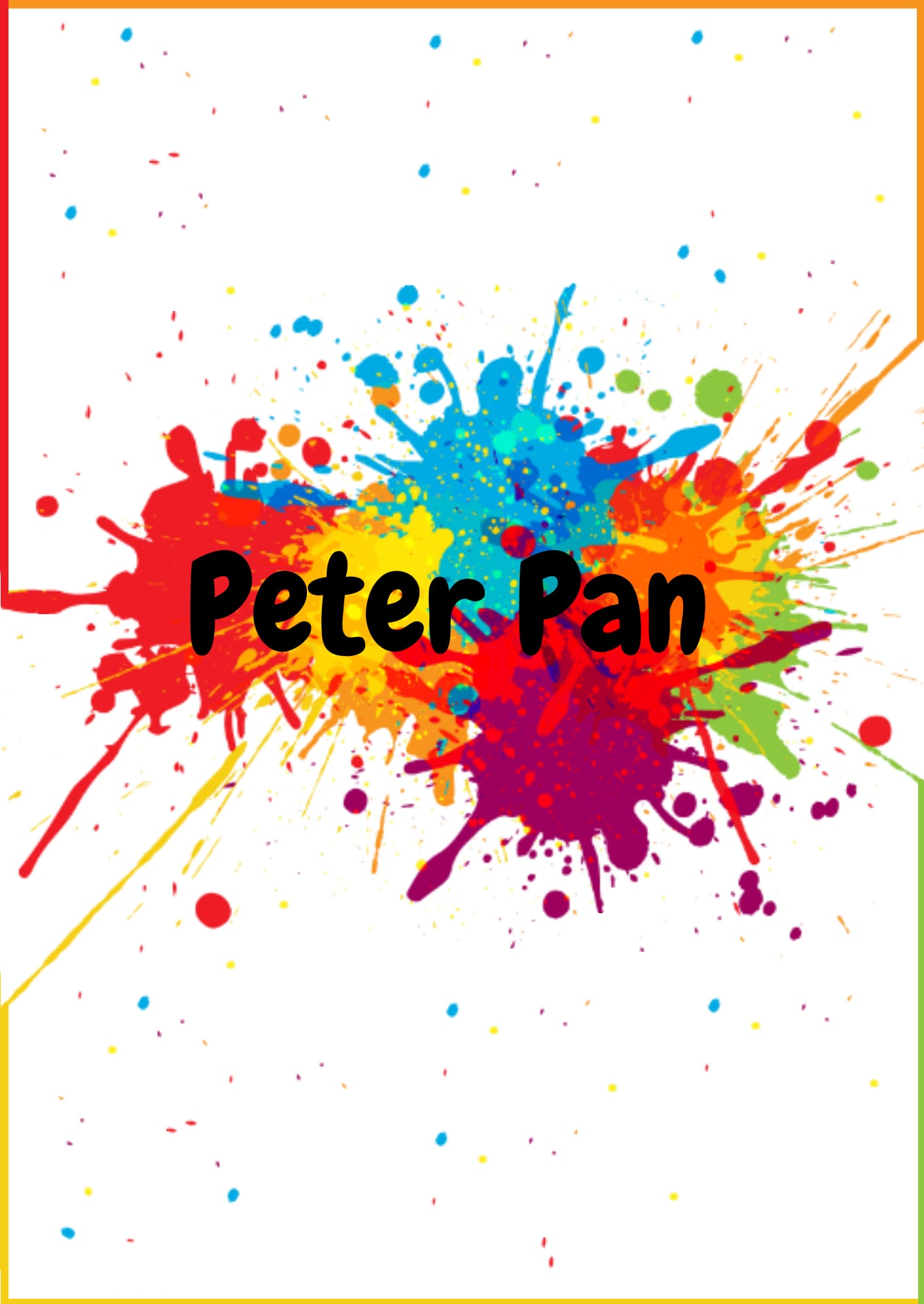 Affiche Peter-Pan vierge